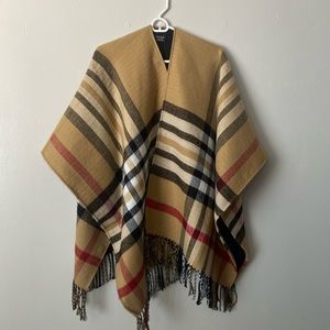 Lord & Taylor classic plaid wrap never worn